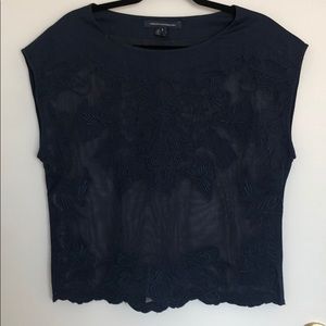 French Connection Linen Shell Blouse